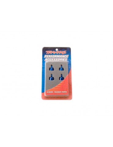 Traxxas Shock caps, aluminum (blue-anodized) (4)