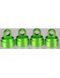 Traxxas Shock caps, aluminum (green-anodized) (4)