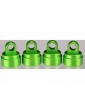 Traxxas Shock caps, aluminum (green-anodized) (4)