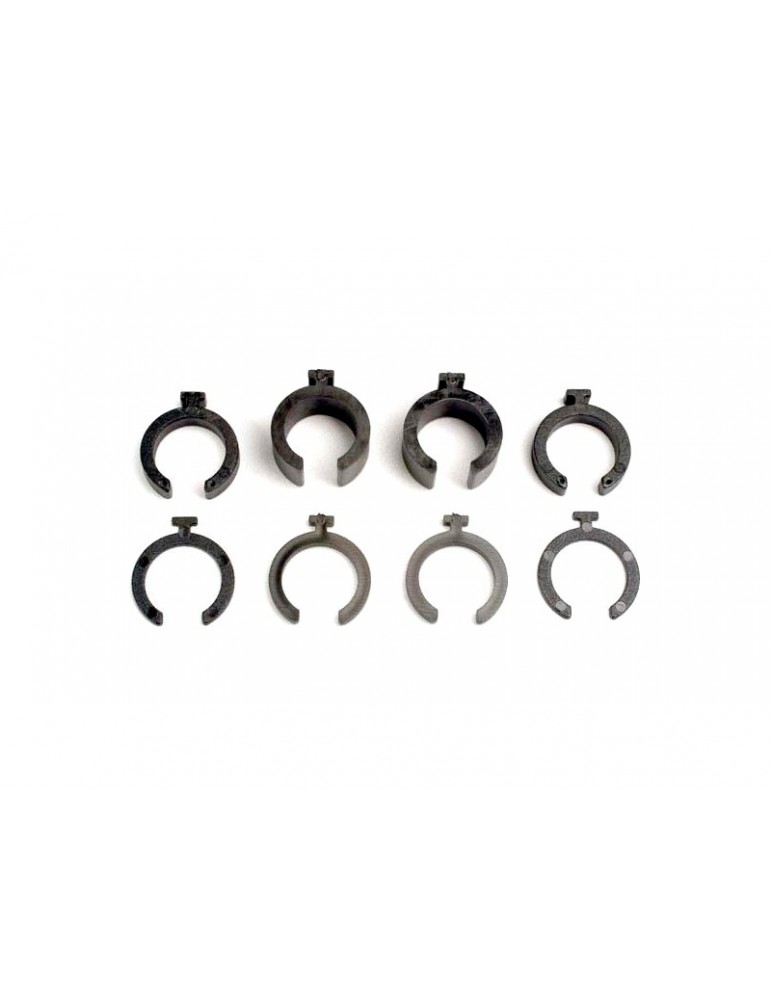 Traxxas Spring pre-load spacers: 1mm (2)/ 2mm (2)/ 4mm (2)/ 8mm (2)