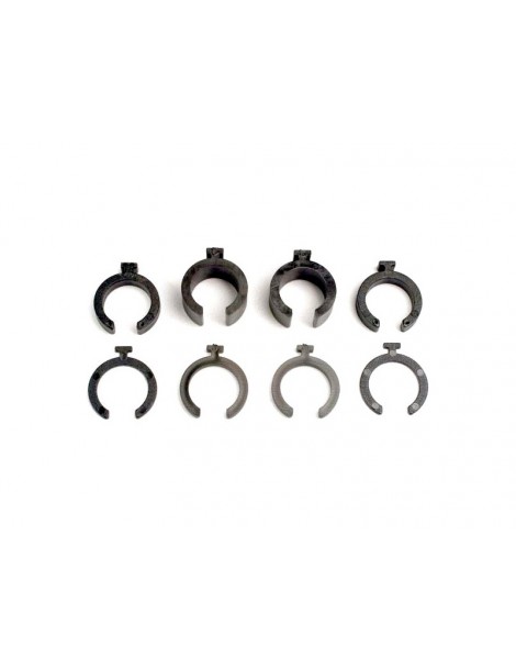 Traxxas Spring pre-load spacers: 1mm (2)/ 2mm (2)/ 4mm (2)/ 8mm (2)