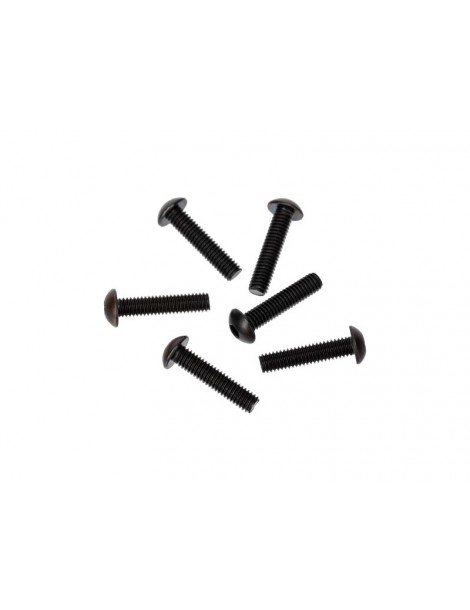 Traxxas Screws, M4x18mm button-head machine (hex drive) (6)