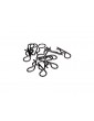 Traxxas Body clips, heavy duty (black) (12)