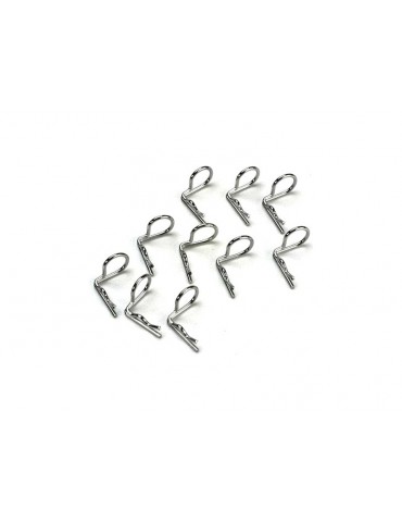 Traxxas Body clip (mounting clip), angled, 90-degrees (10)