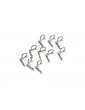 Traxxas Body clip (mounting clip), angled, 90-degrees (10)