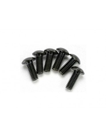 Traxxas Screws, M4x12mm button-head machine (hex drive) (6)