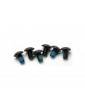 Traxxas Screws, M4x6mm button-head machine (hex drive) (with threadlock) (6)