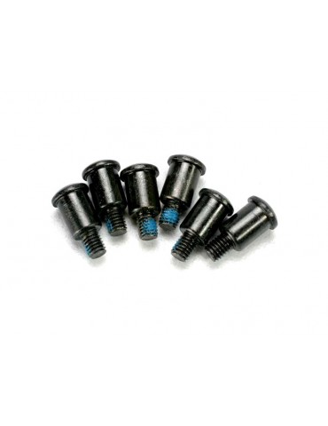 Traxxas Shoulder screws, 3x10mm (6) (with threadlock)