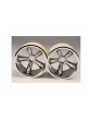 Traxxas Wheels 2.2", TRX Pro-Star, chrome (2) (front)