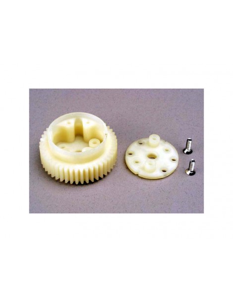 Traxxas Differential gear (45-tooth)/ side cover plate & screws