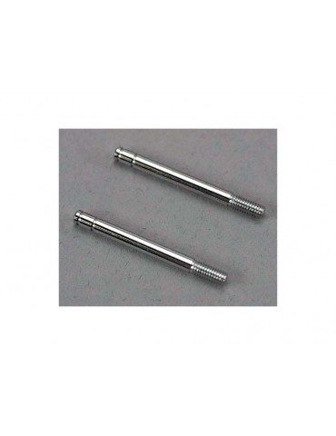Traxxas Shock shafts, steel, chrome finish (32mm) (2)