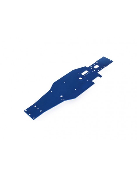 Traxxas Chassis, lower (blue-anodized, T6 aluminum)