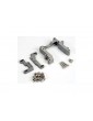 Traxxas Engine mount, 2 piece, aluminum (w/ screws) (N. Rustler/Sport)