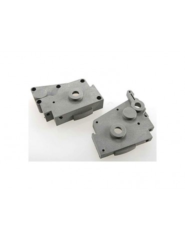 Traxxas Gearbox halves (grey) (left & right)