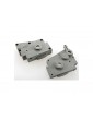 Traxxas Gearbox halves (grey) (left & right)