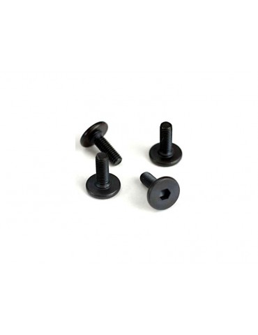 Traxxas Screws, M3x10mm flat-head machine (hex drive) (4)