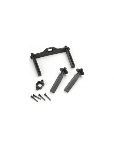 Traxxas Body mount posts, front (2)/ body mount, rear/ body mount screw pins (4)
