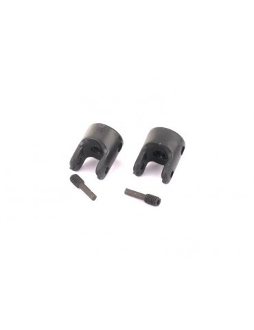 Traxxas Differential output yokes (heavy duty) (2)/ set screw yoke pins