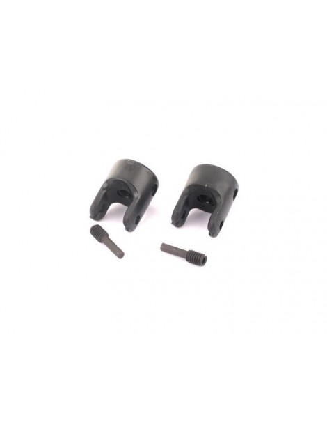 Traxxas Differential output yokes (heavy duty) (2)/ set screw yoke pins