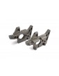 Traxxas Bulkheads (l&r) (front) (grey)