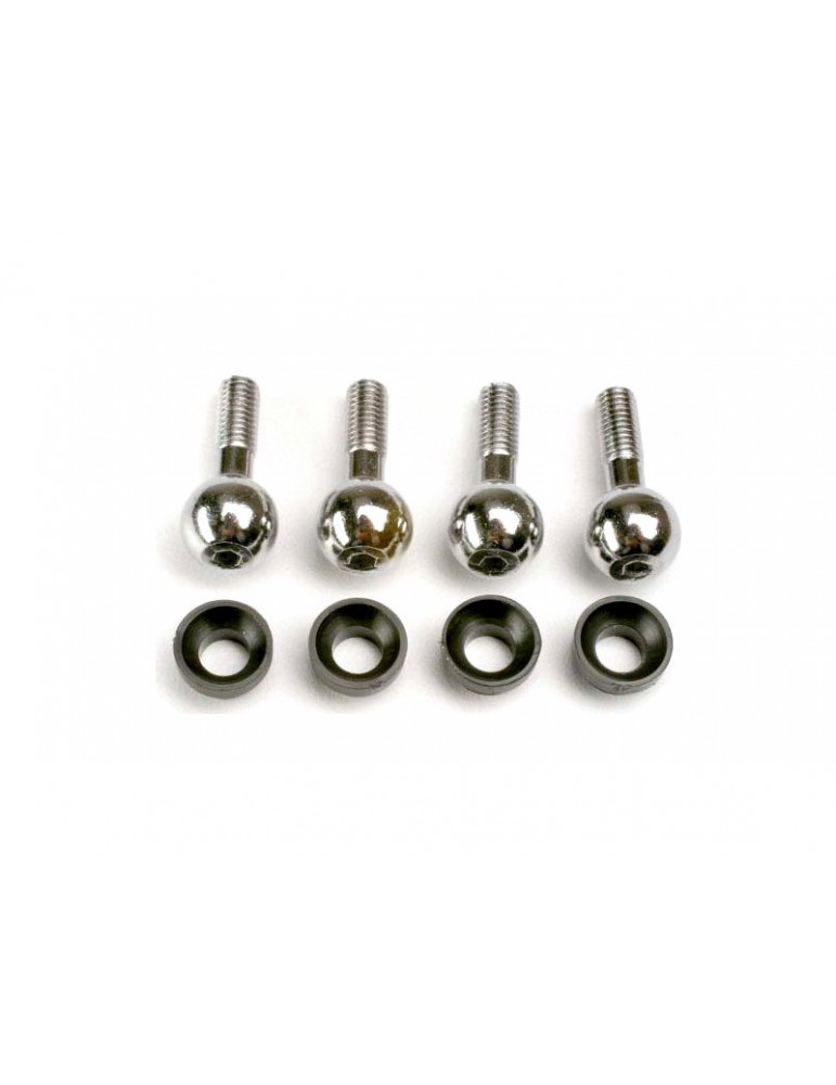 Traxxas Pivot balls (4)/ pivot ball cap bushings (4)