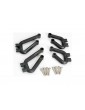 Traxxas Bumper mounts, front (l&r)/ bumper mounts, rear (l&r)/ 3x12mm RHM screws (8)