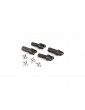 Traxxas Half shafts, short (heavy duty) (2)/ metal u-joints (4)