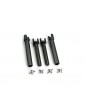 Traxxas Half shafts, long (heavy duty) (2)/ metal u-joints (4)
