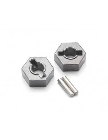 Traxxas Wheel hubs, hex (steel)