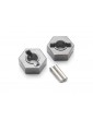 Traxxas Wheel hubs, hex (steel)