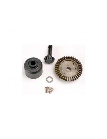 Traxxas Ring gear, 37-T/ 13-T pinion/ hardware
