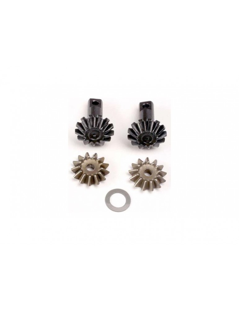 Traxxas Diff gear set, 13T output gear shafts (2)/ 13T spider gears (2)