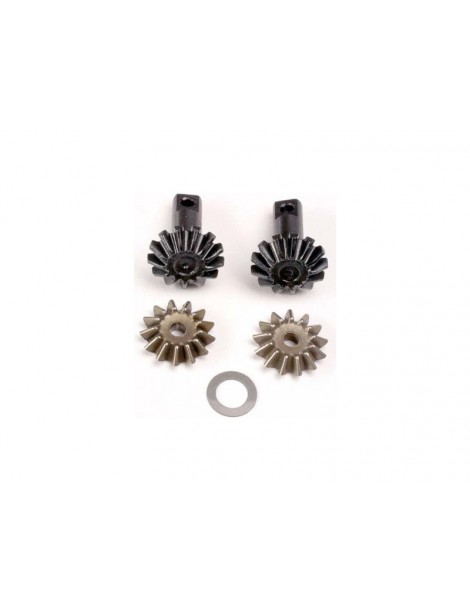 Traxxas Diff gear set, 13T output gear shafts (2)/ 13T spider gears (2)