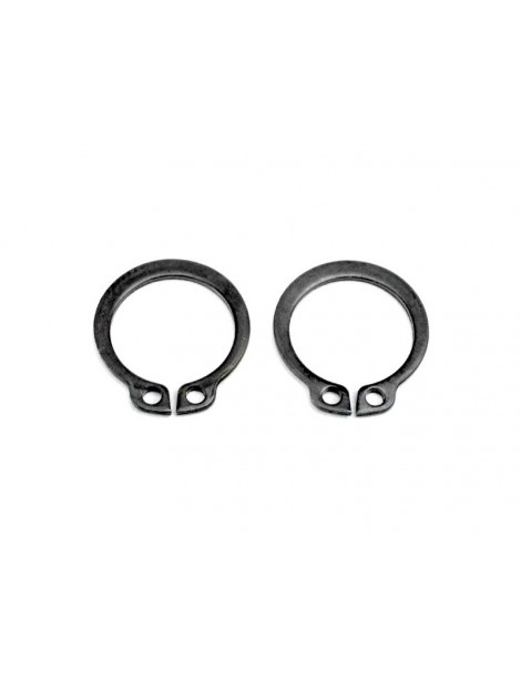 Traxxas Rings, retainer (snap rings) (14mm) (2)