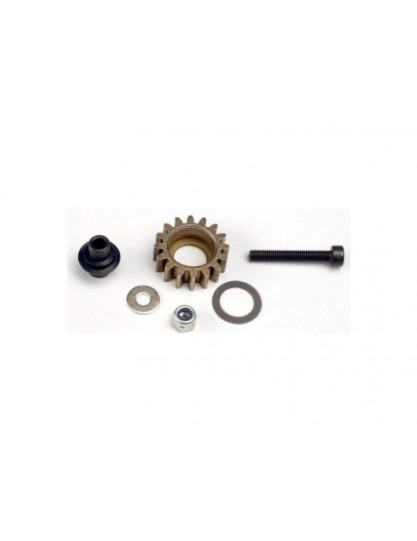 Traxxas Idler gear, steel (16-tooth)/ idler gear shaft/ hardware