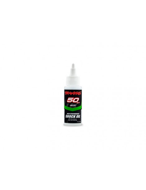 Traxxas Oil, shock (50 wt, 600 cSt, 60cc) (silicone)