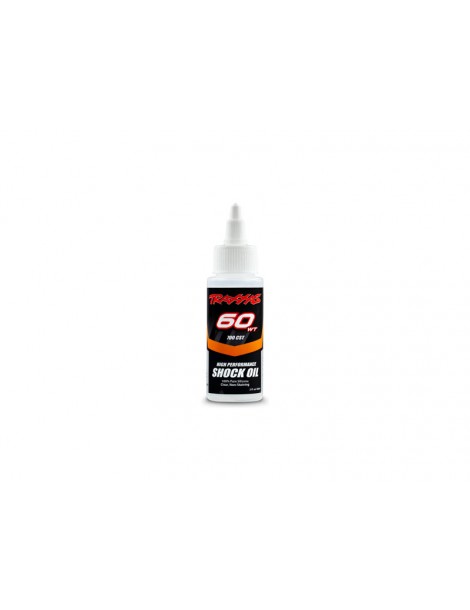 Traxxas Oil, shock (60 wt, 700 cSt, 60cc) (silicone)