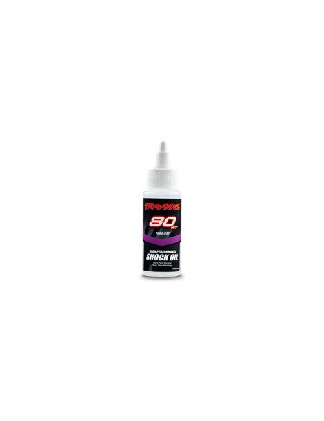 Traxxas Oil, shock (80 wt, 1,000 cSt, 60cc) (silicone)