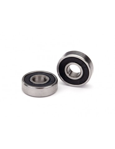 Traxxas Ball bearing, black rubber sealed (6x16x5mm) (2)