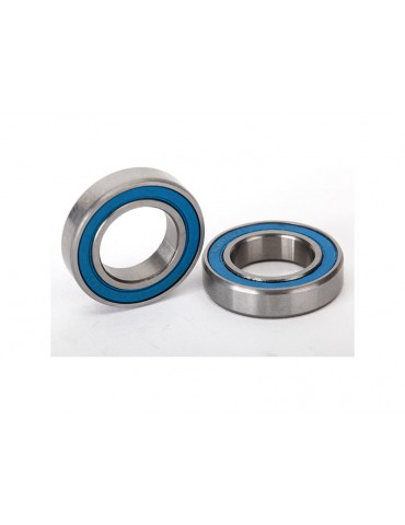Traxxas Ball bearings, blue rubber sealed (12x21x5mm) (2)