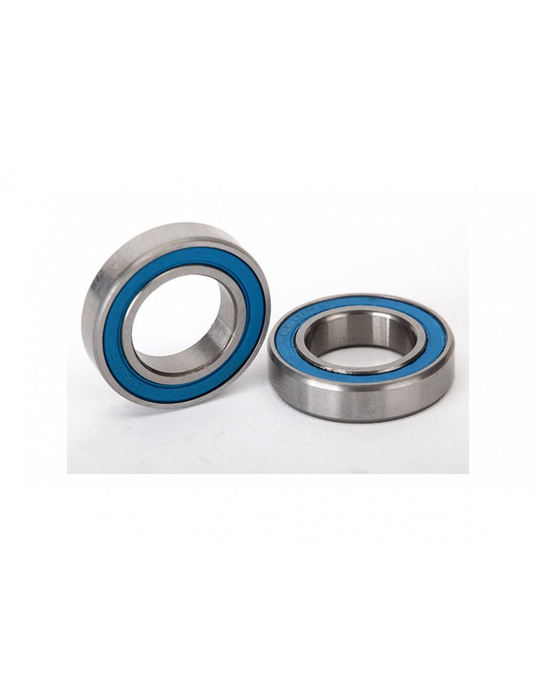 Traxxas Ball bearings, blue rubber sealed (12x21x5mm) (2)