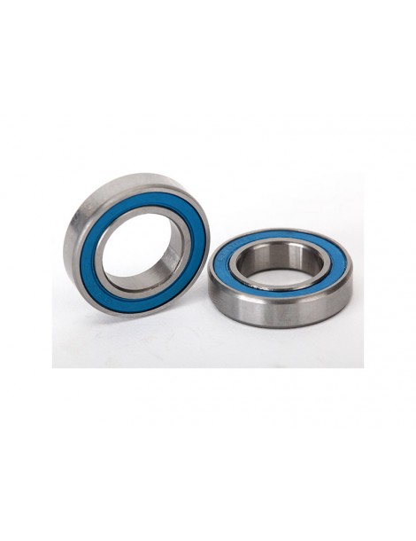 Traxxas Ball bearings, blue rubber sealed (12x21x5mm) (2)