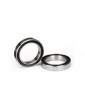 Traxxas Ball bearings, black rubber sealed (15x21x4mm) (2)