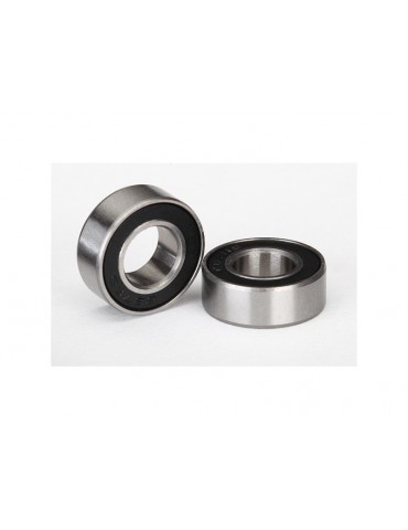 Traxxas Ball bearings, black rubber sealed (7x14x5mm) (2)