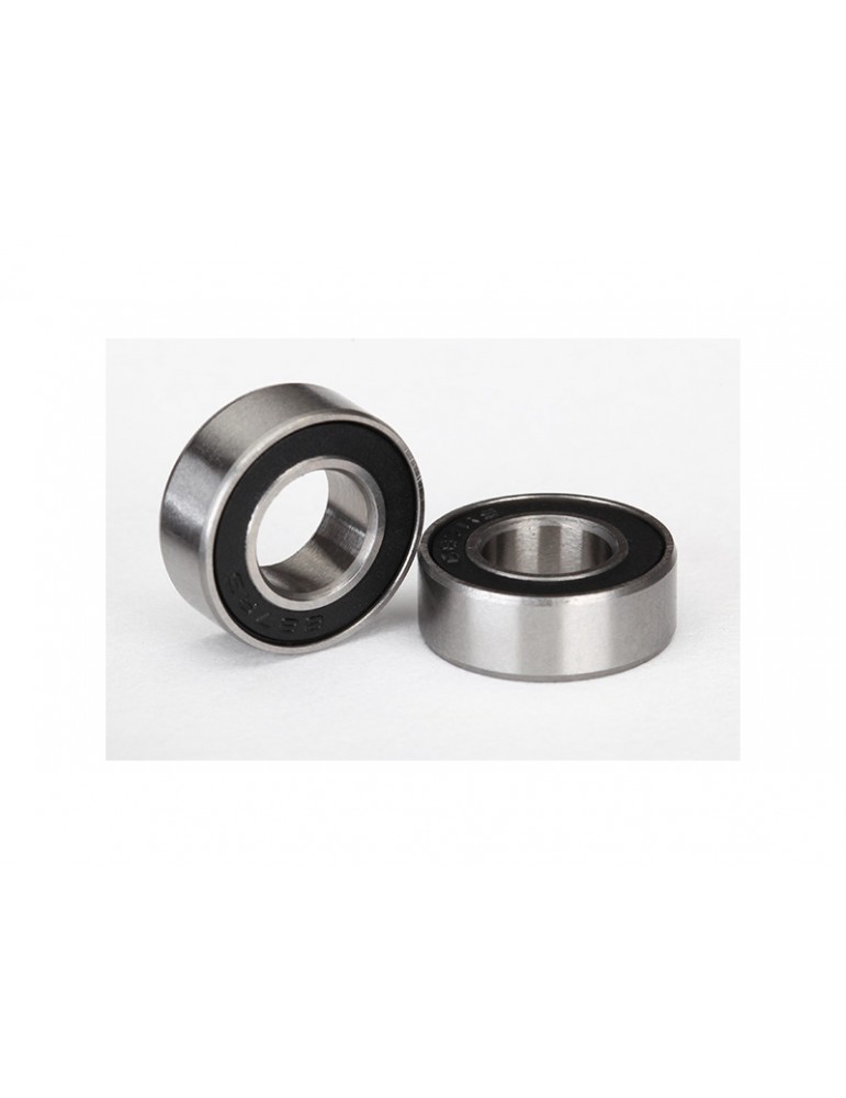 Traxxas Ball bearings, black rubber sealed (7x14x5mm) (2)