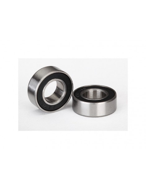 Traxxas Ball bearings, black rubber sealed (7x14x5mm) (2)