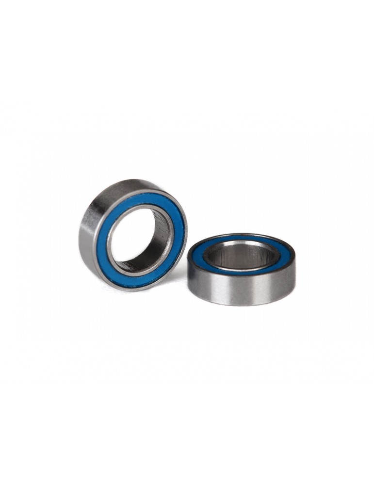 Traxxas Ball bearings, blue rubber sealed (6x10x3mm) (2)