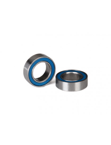 Traxxas Ball bearings, blue rubber sealed (6x10x3mm) (2)