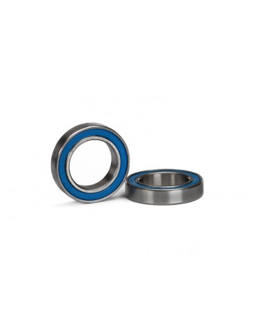 Traxxas Ball bearings, blue rubber sealed (15x24x5mm) (2)