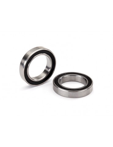 Traxxas Ball bearing, black rubber sealed, stainless (17x26x5) (2)